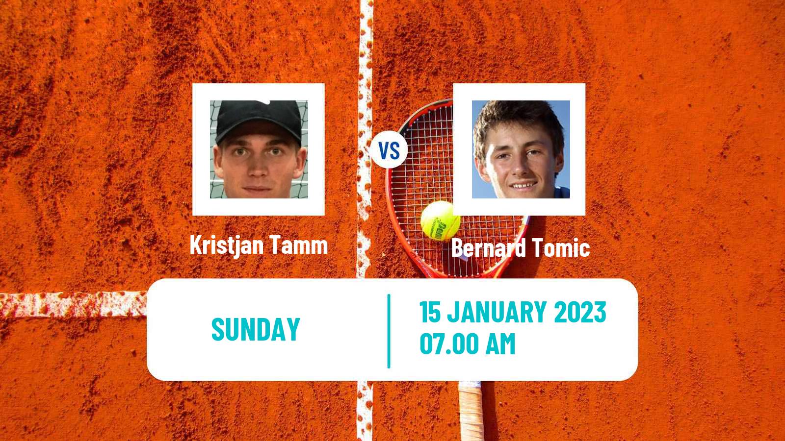 Tennis ITF Tournaments Kristjan Tamm - Bernard Tomic