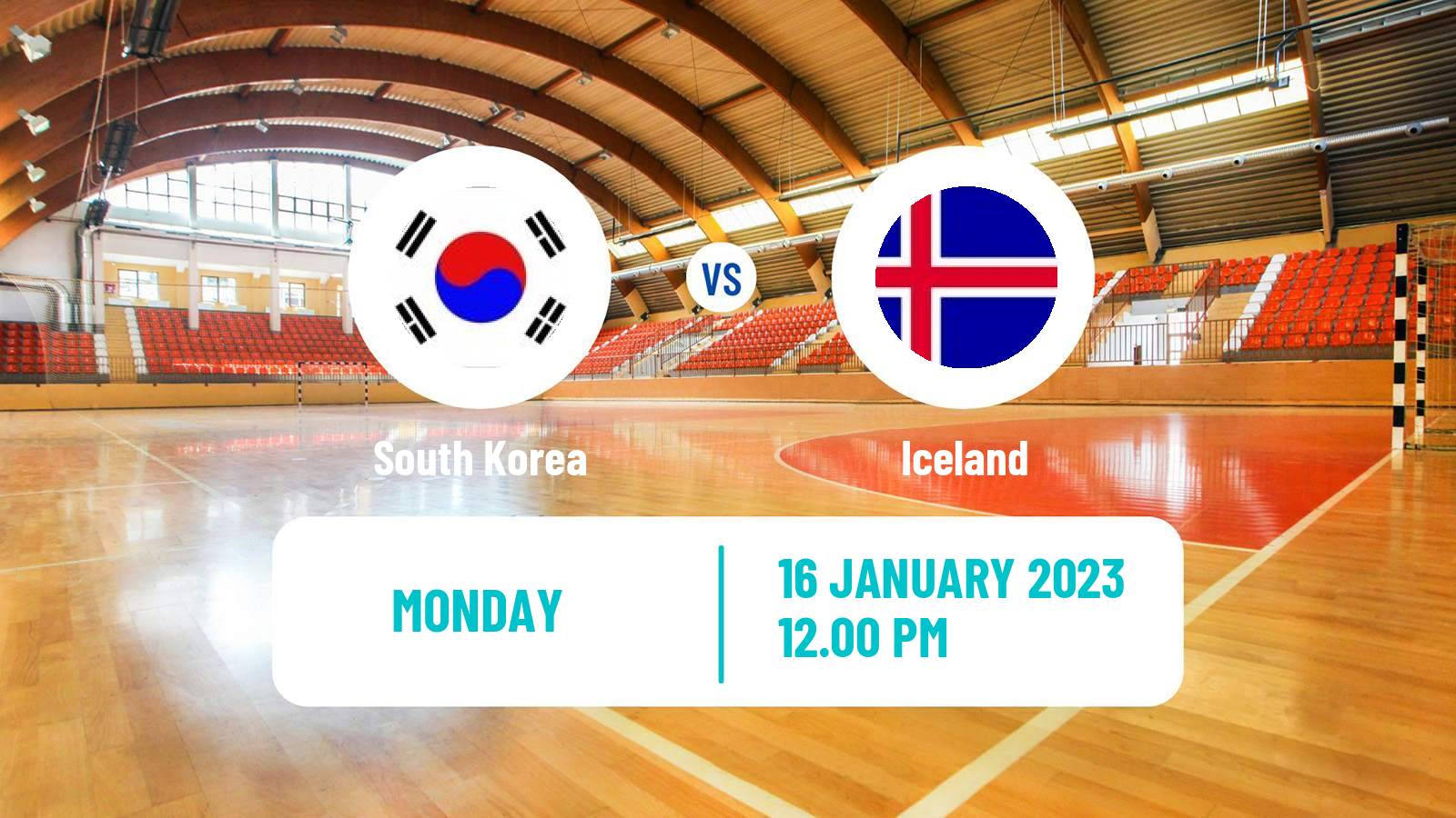 Handball Handball World Championship South Korea - Iceland