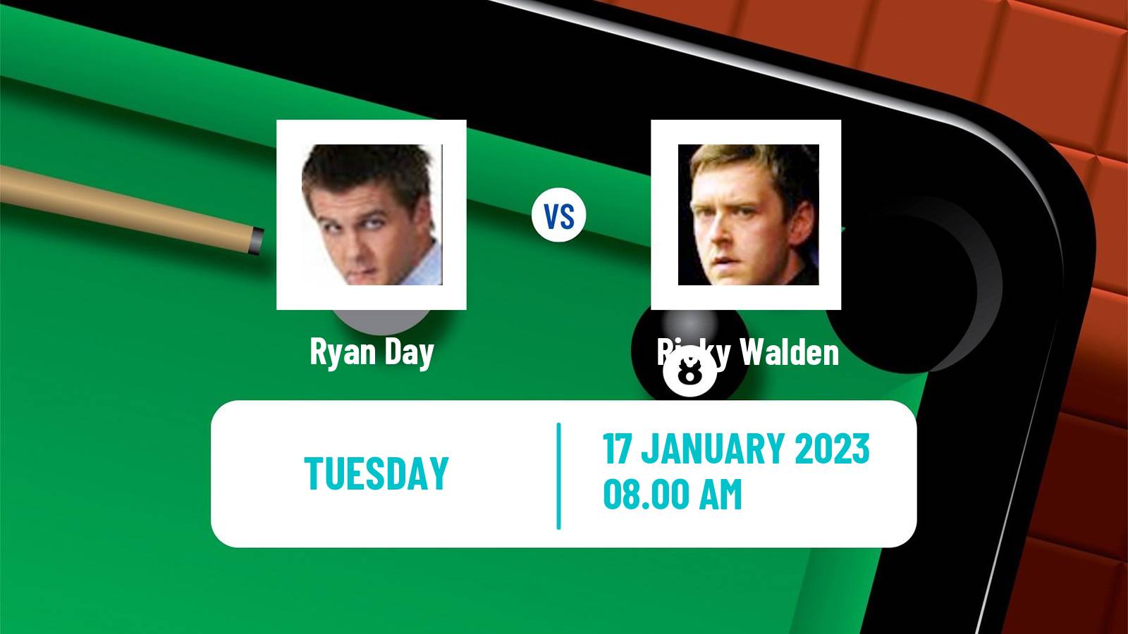 Snooker Snooker Ryan Day - Ricky Walden