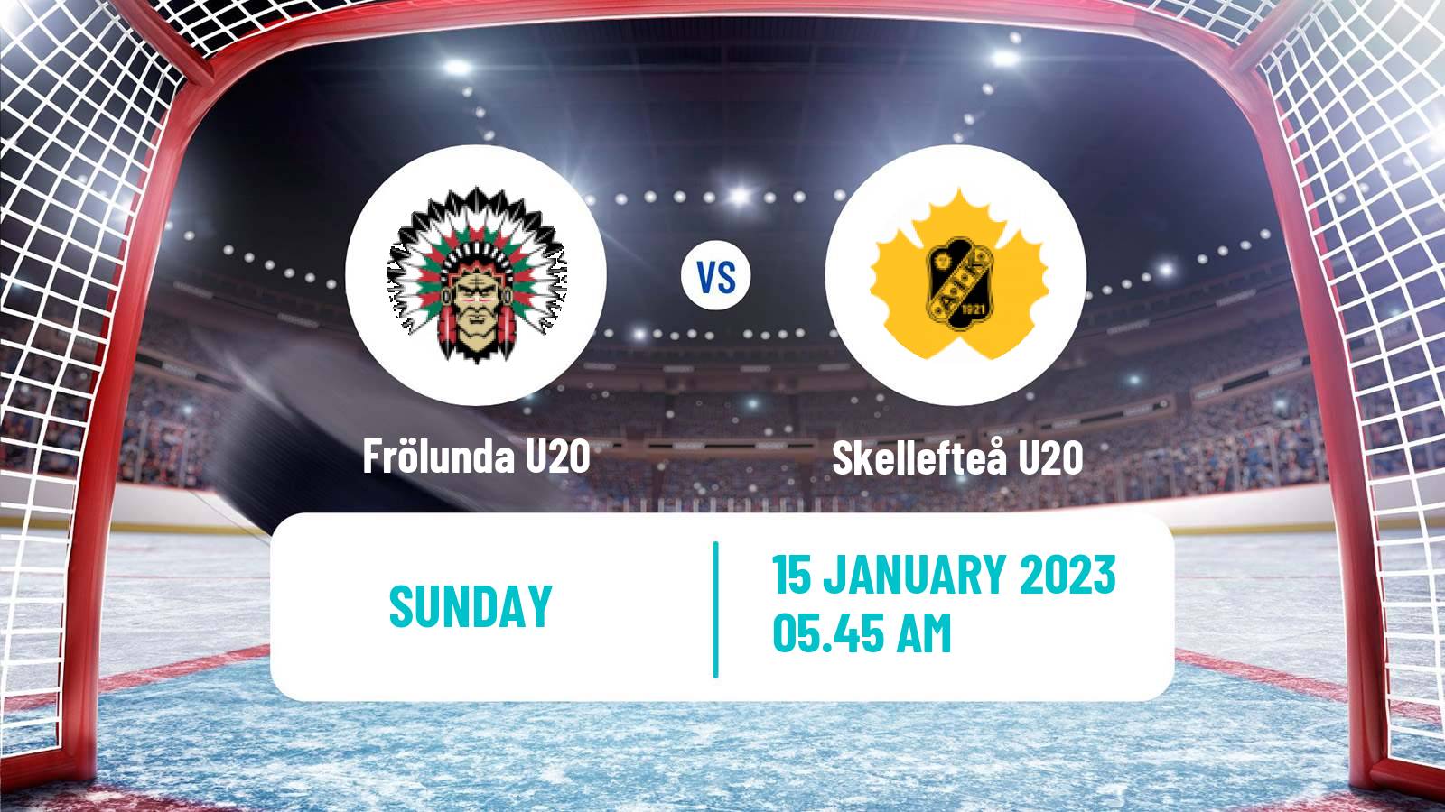 Hockey Swedish Superelit U20 Hockey Frölunda U20 - Skellefteå U20