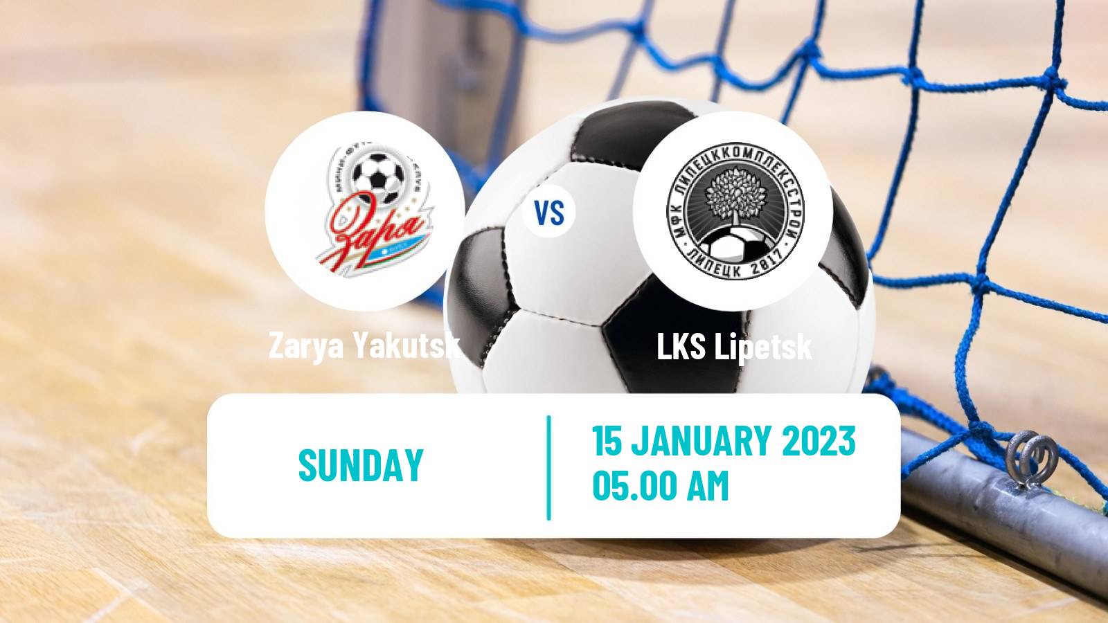 Futsal Russian Second Division Futsal Zarya Yakutsk - LKS Lipetsk