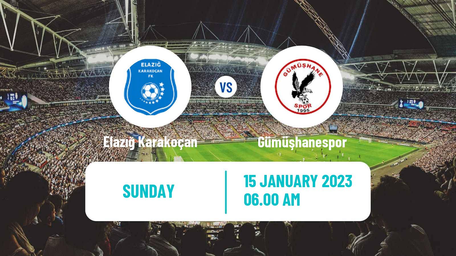 Soccer Turkish 3 Lig Group 2 Elazığ Karakoçan - Gümüşhanespor