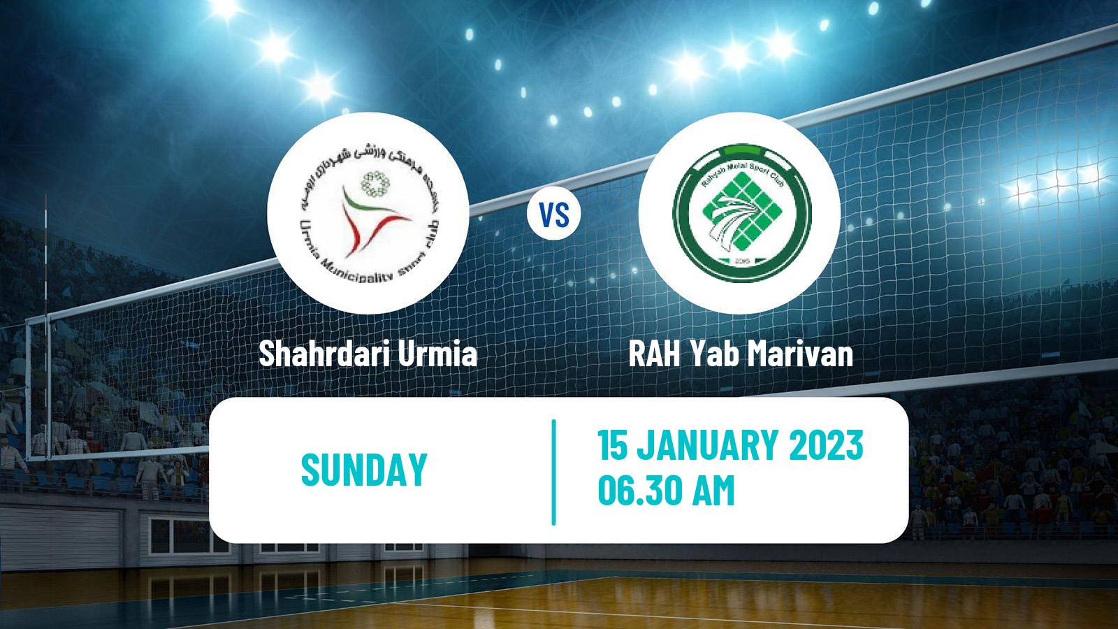 Volleyball Iran Super League Volleyball Shahrdari Urmia - RAH Yab Marivan