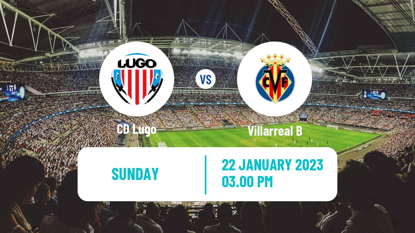 Soccer Spanish LaLiga2 Lugo - Villarreal B
