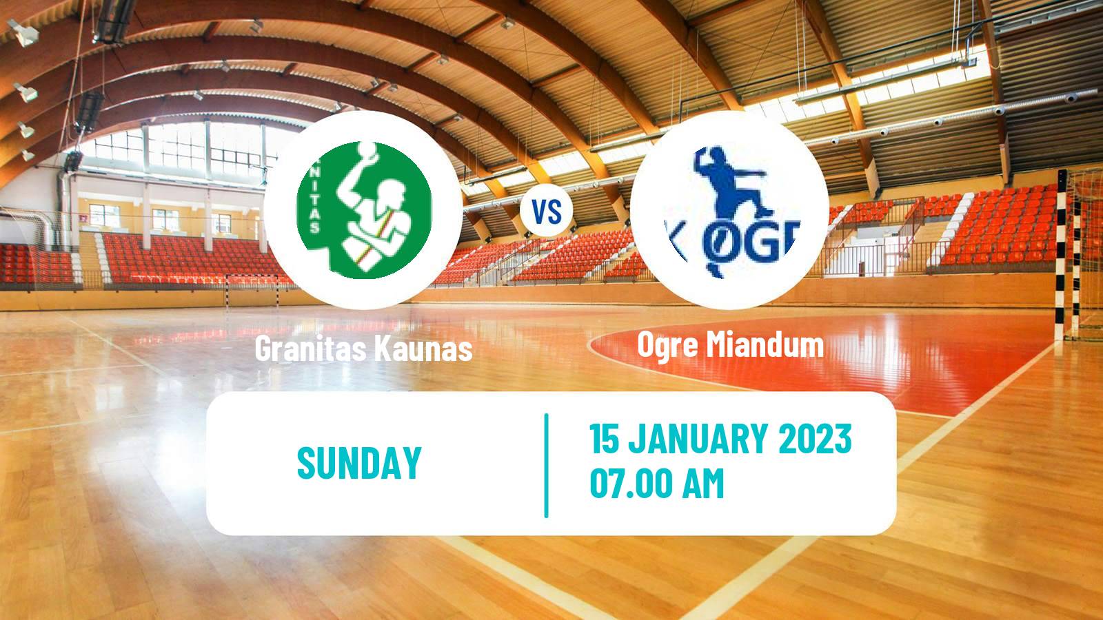 Handball Baltic League Handball Granitas Kaunas - Ogre Miandum