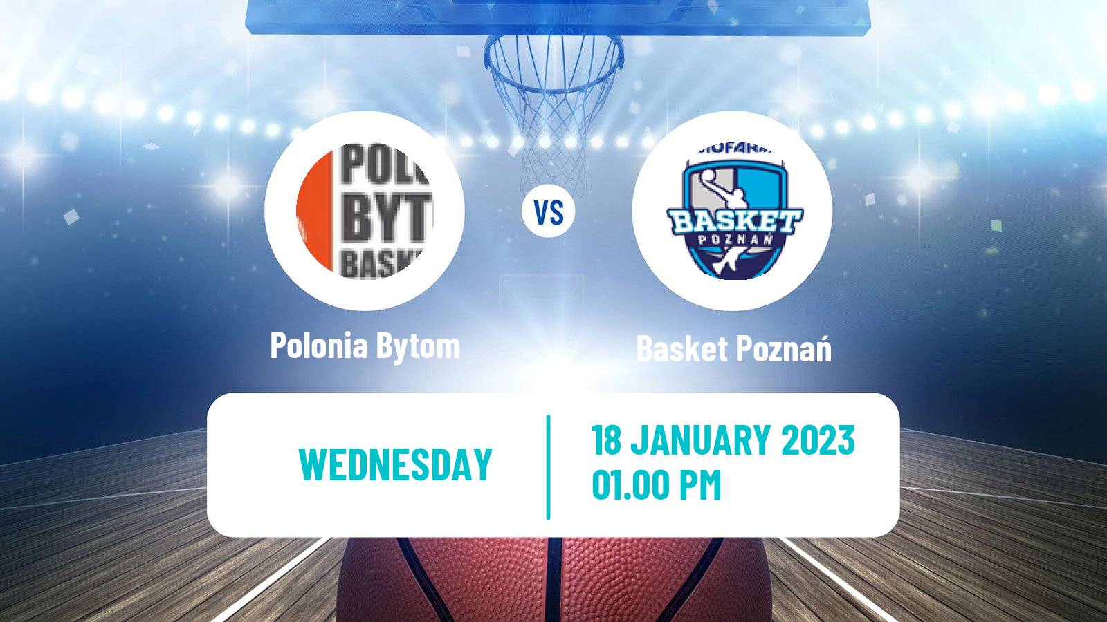 Basketball Polish 1 Liga Basketball Polonia Bytom - Basket Poznań