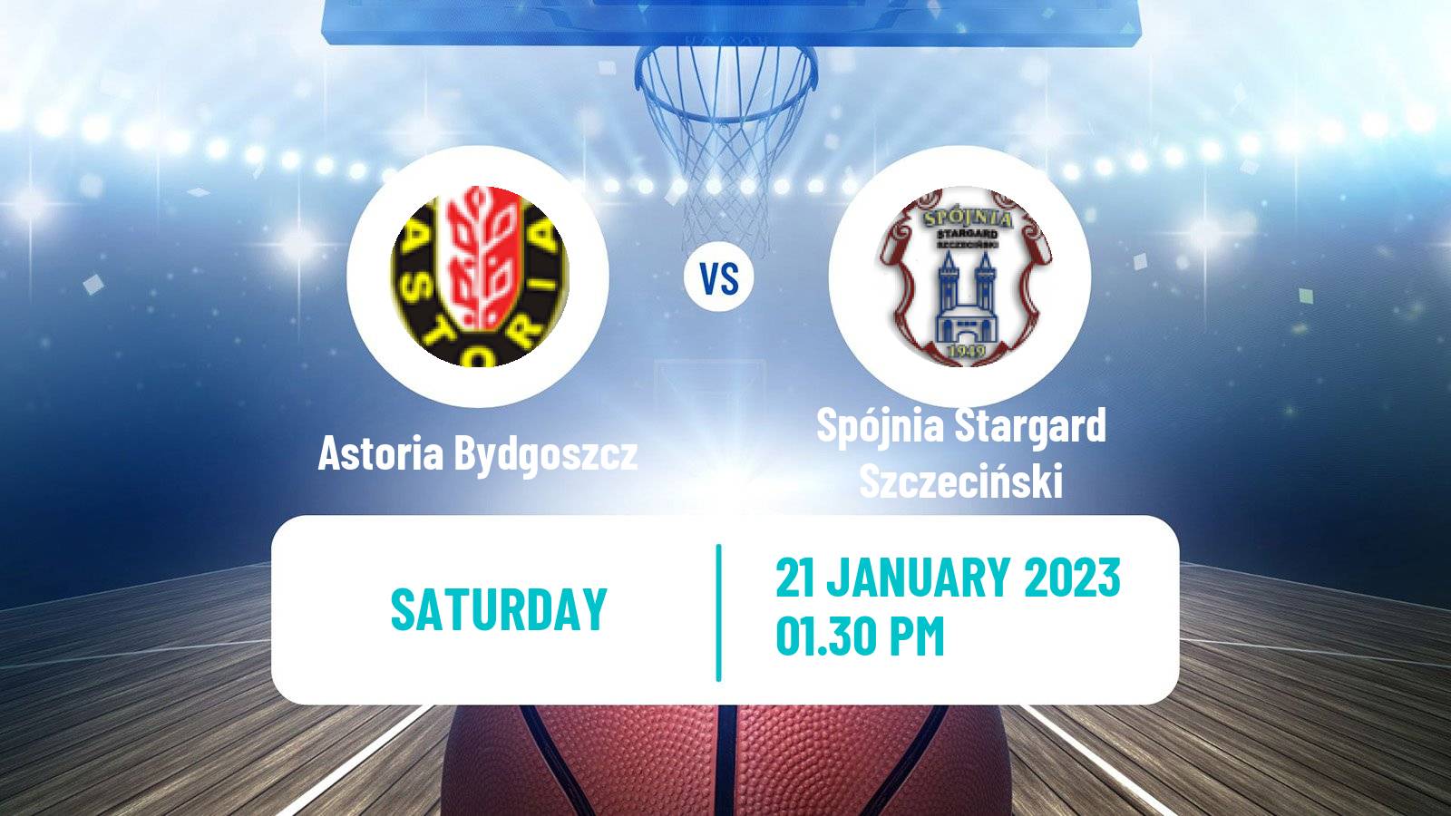 Basketball Polish Basket Liga Astoria Bydgoszcz - Spójnia Stargard Szczeciński