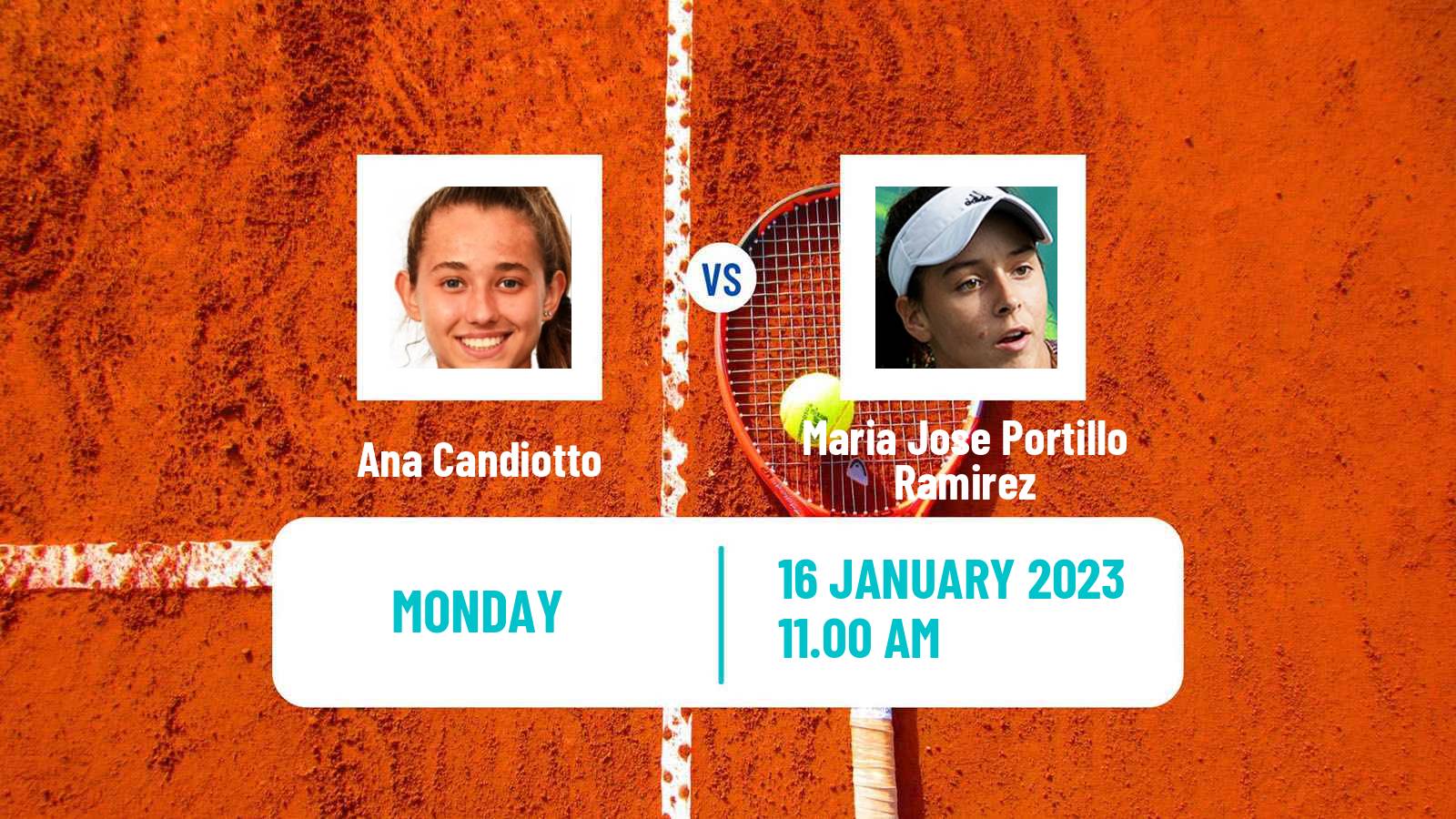 Tennis ITF Tournaments Ana Candiotto - Maria Jose Portillo Ramirez