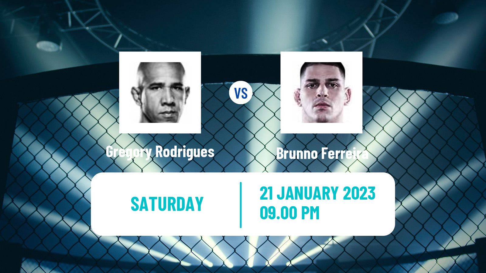 MMA MMA Gregory Rodrigues - Brunno Ferreira