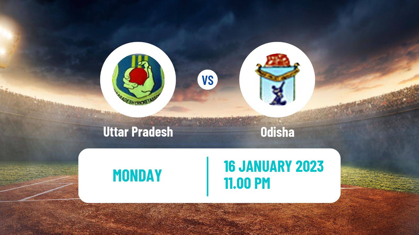 Cricket Ranji Trophy Uttar Pradesh - Odisha