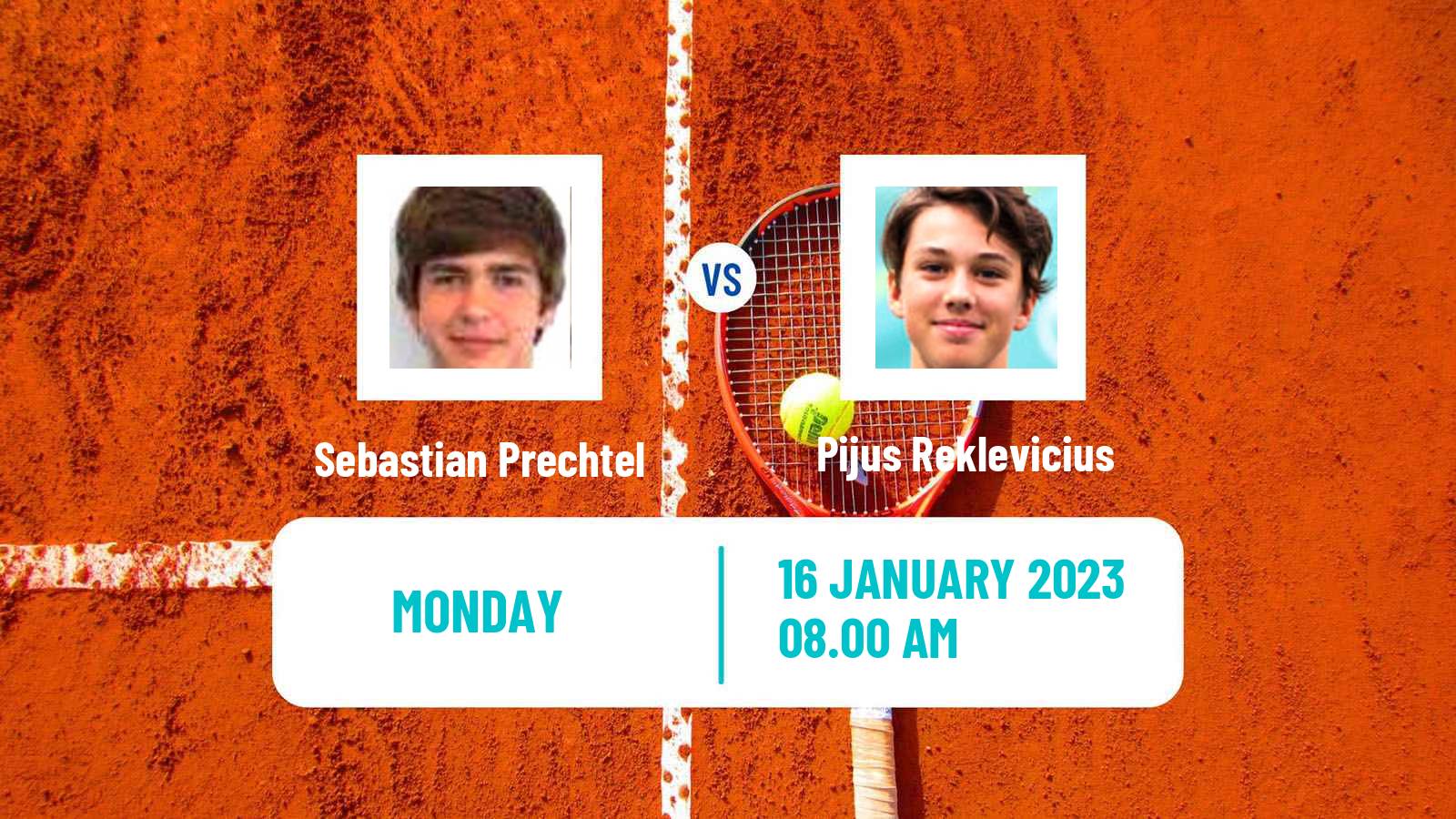 Tennis ITF Tournaments Sebastian Prechtel - Pijus Reklevicius