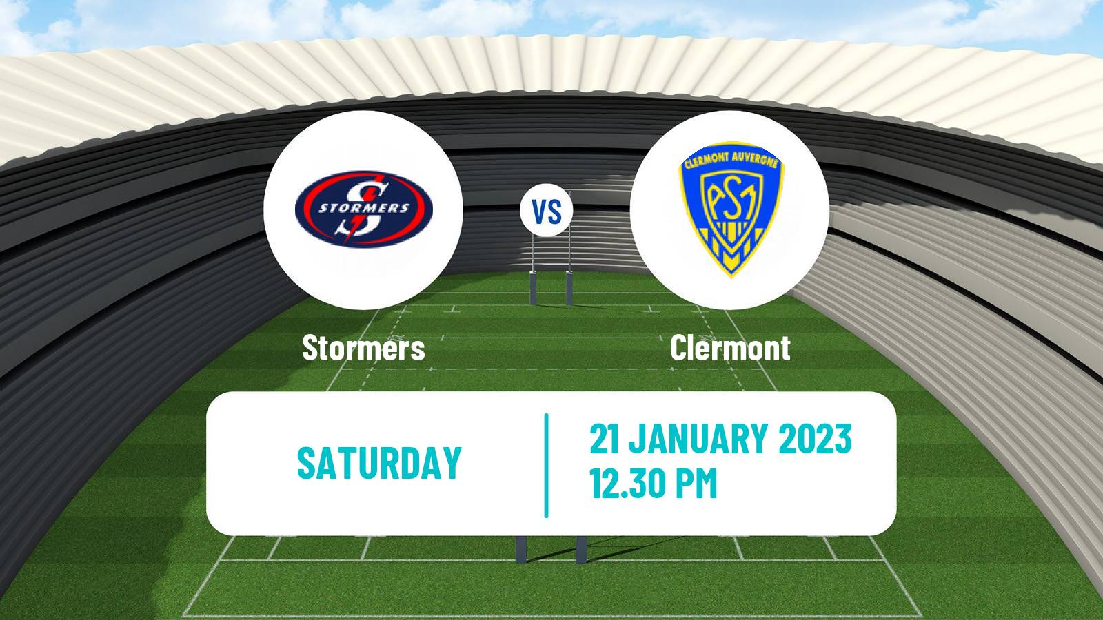 Rugby union European Rugby Champions Cup Stormers - Clermont