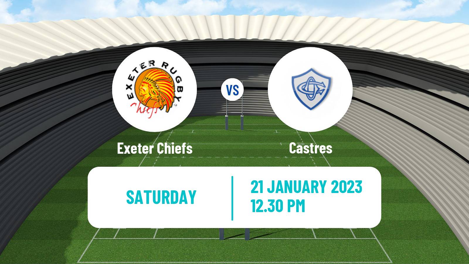 Rugby union European Rugby Champions Cup Exeter Chiefs - Castres