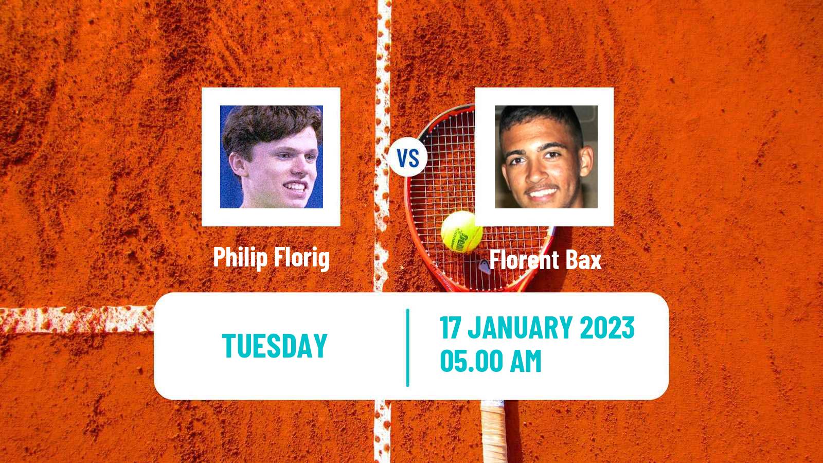 Tennis ITF Tournaments Philip Florig - Florent Bax