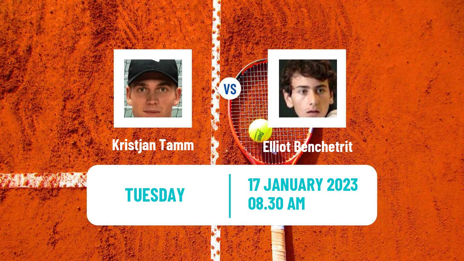 Tennis ITF Tournaments Kristjan Tamm - Elliot Benchetrit