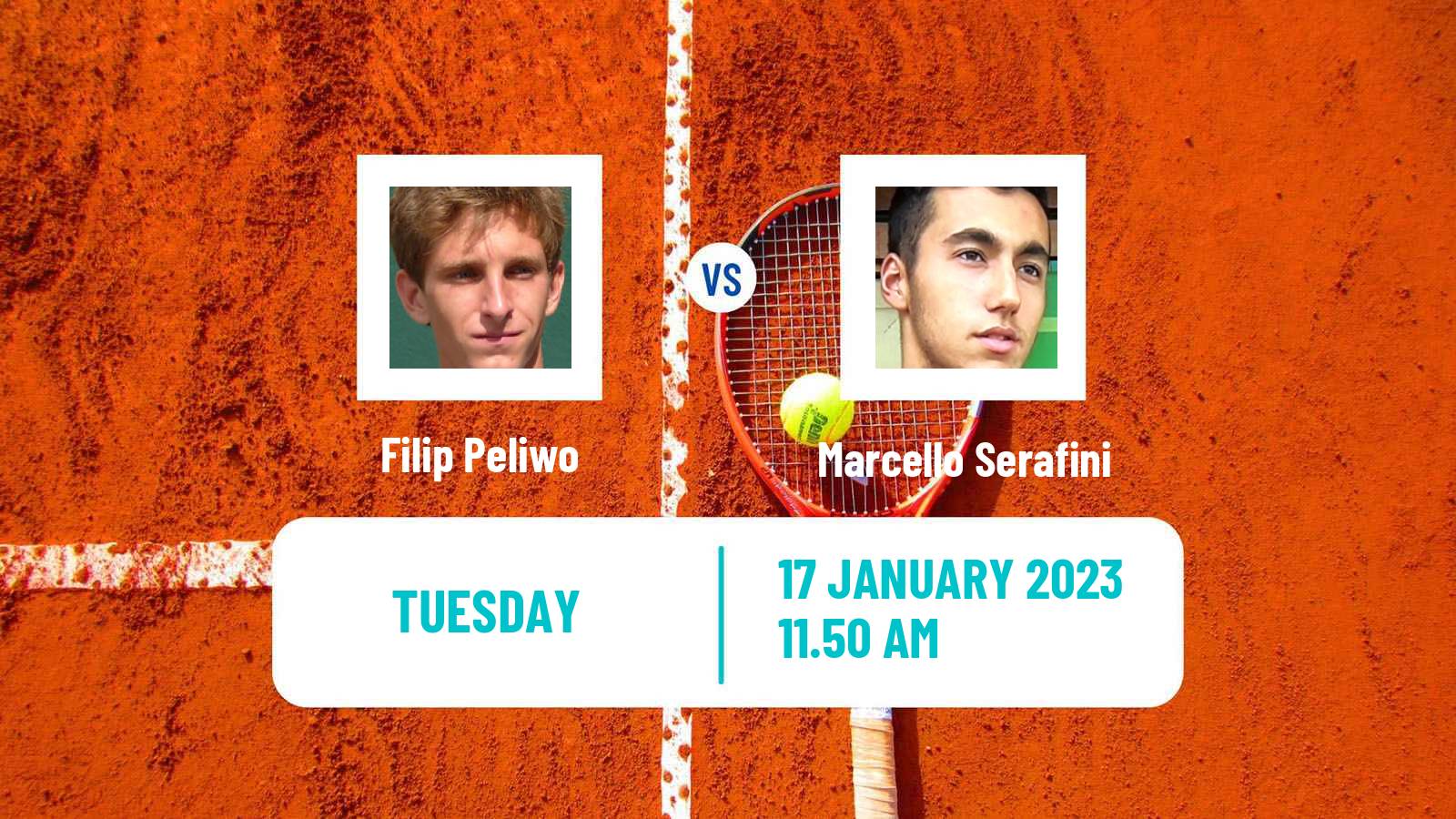 Tennis ITF Tournaments Filip Peliwo - Marcello Serafini