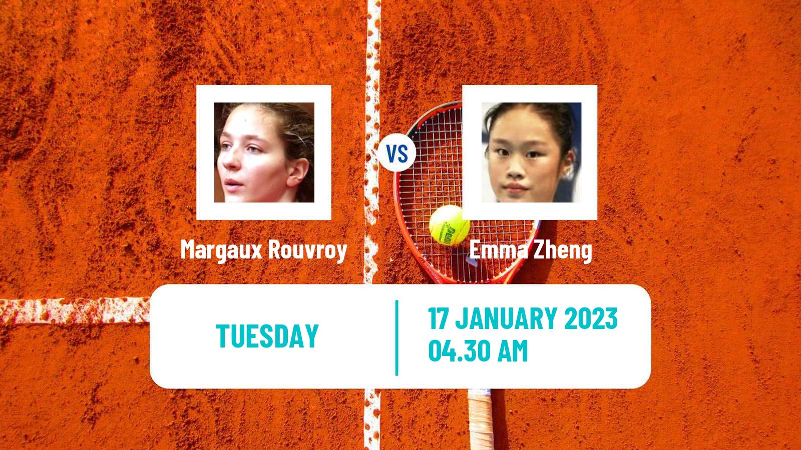 Tennis ITF Tournaments Margaux Rouvroy - Emma Zheng