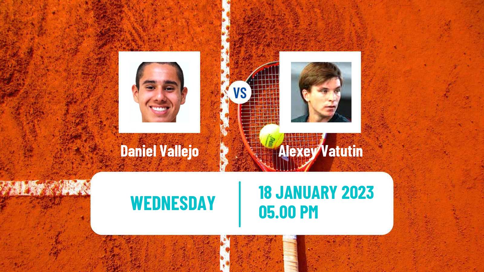 Tennis ITF Tournaments Daniel Vallejo - Alexey Vatutin