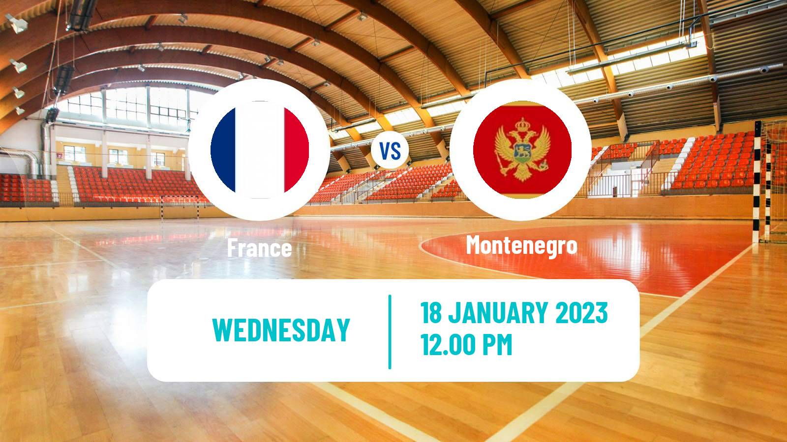 Handball Handball World Championship France - Montenegro