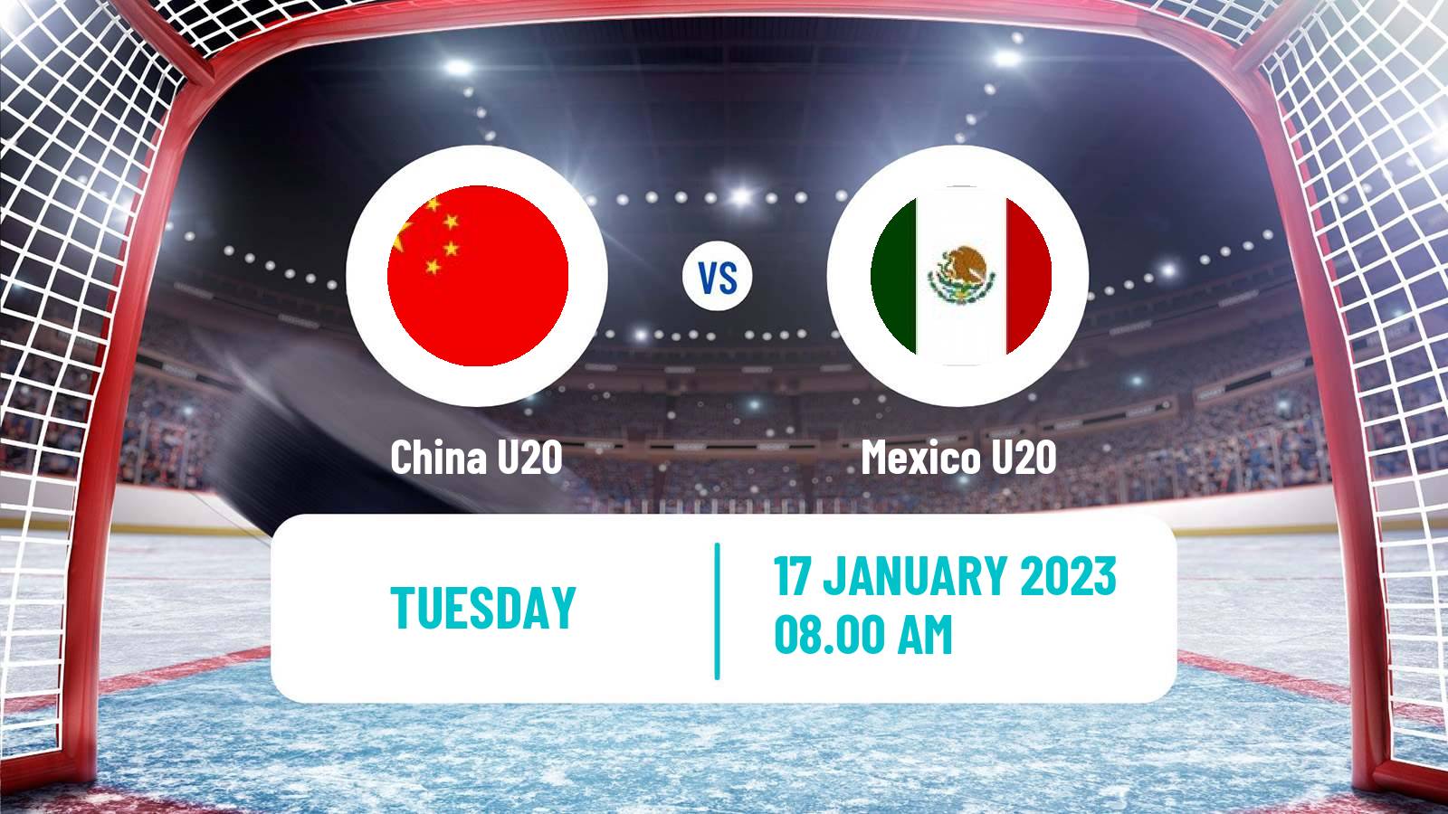 Hockey IIHF World U20 Championship IIB China U20 - Mexico U20