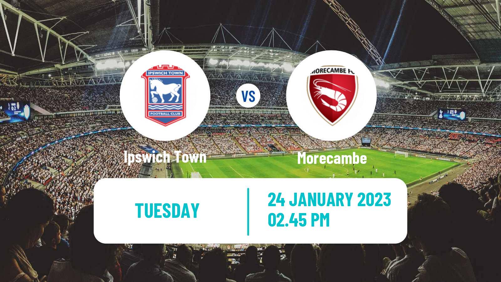 Soccer English League One Ipswich Town - Morecambe