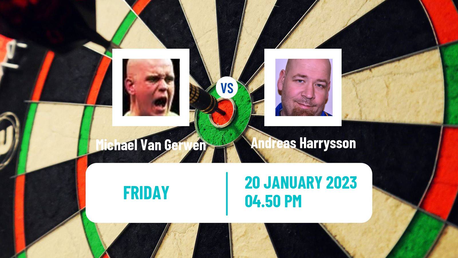 Darts Darts Michael Van Gerwen - Andreas Harrysson