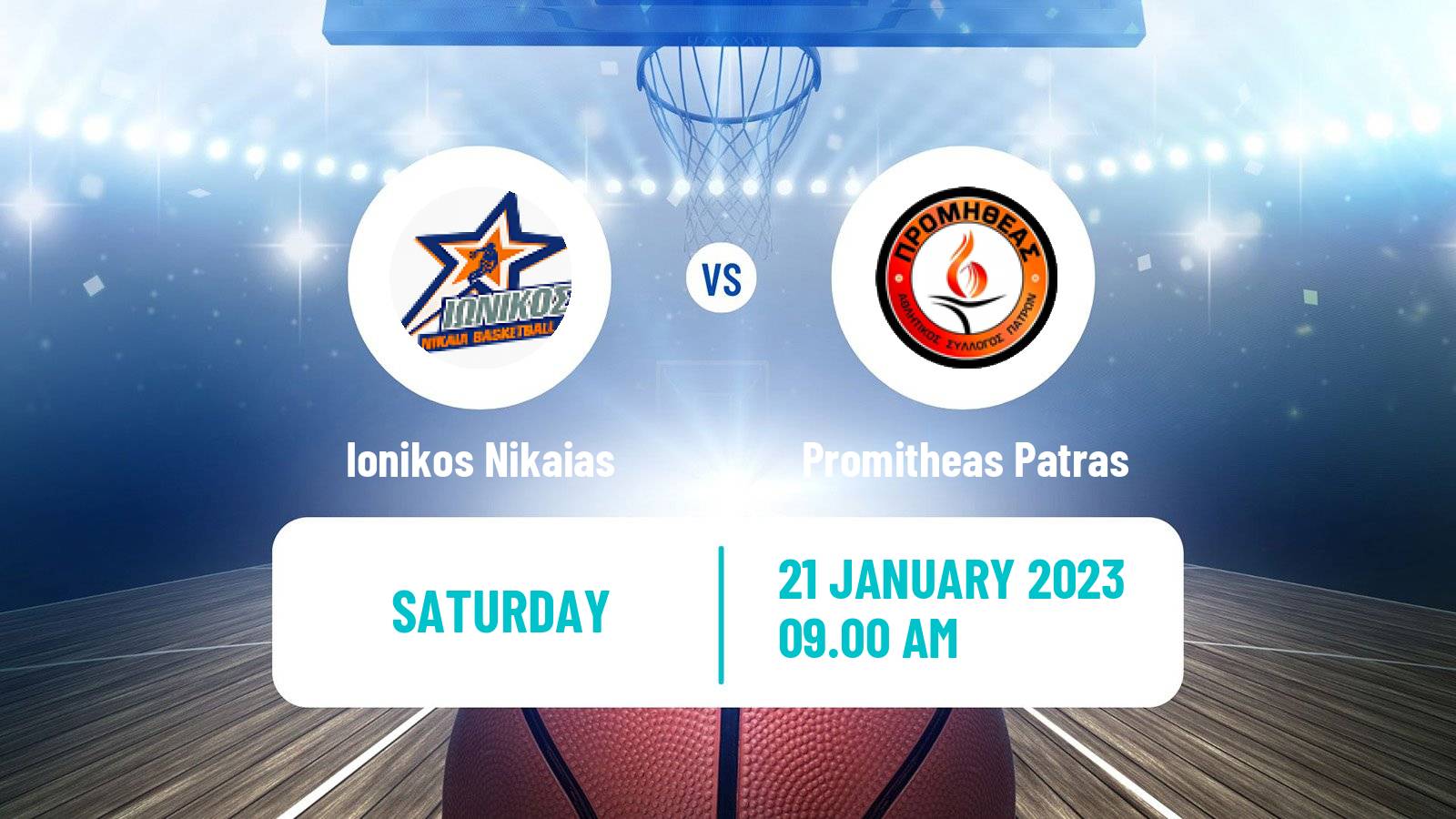 Basketball Greek Basket League A1 Ionikos Nikaias - Promitheas Patras
