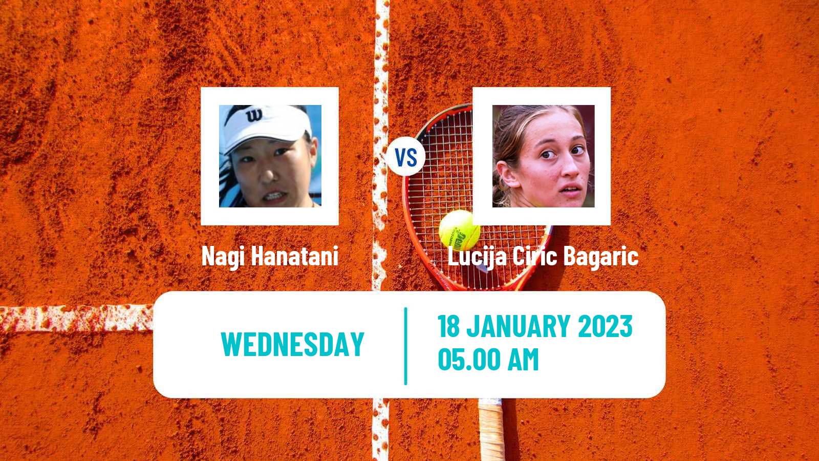 Tennis ITF Tournaments Nagi Hanatani - Lucija Ciric Bagaric