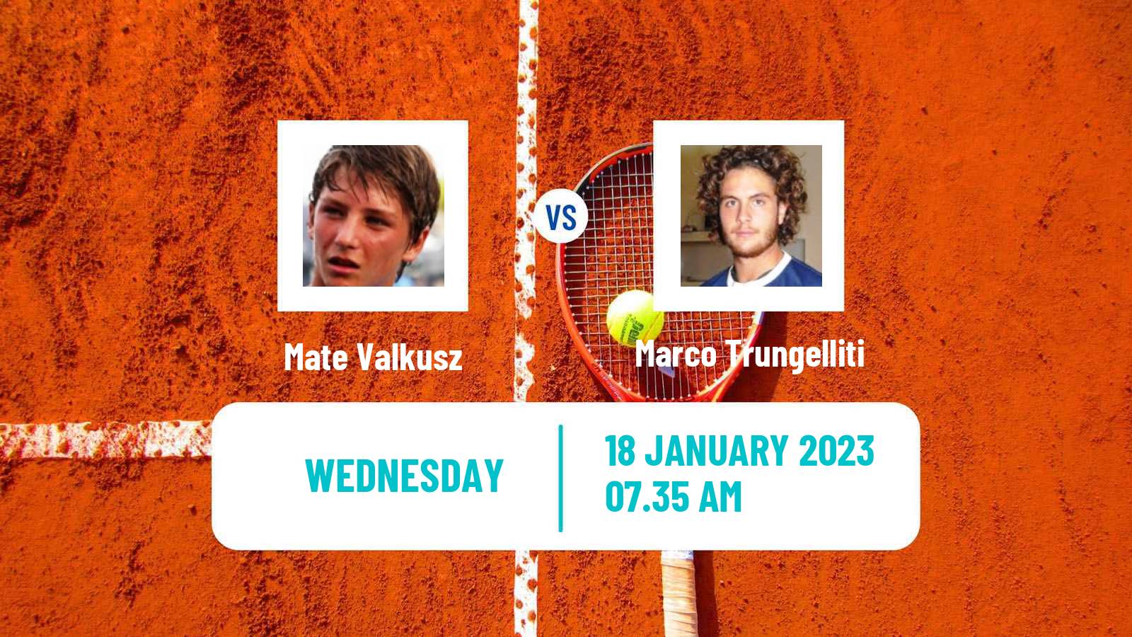 Tennis ATP Challenger Mate Valkusz - Marco Trungelliti
