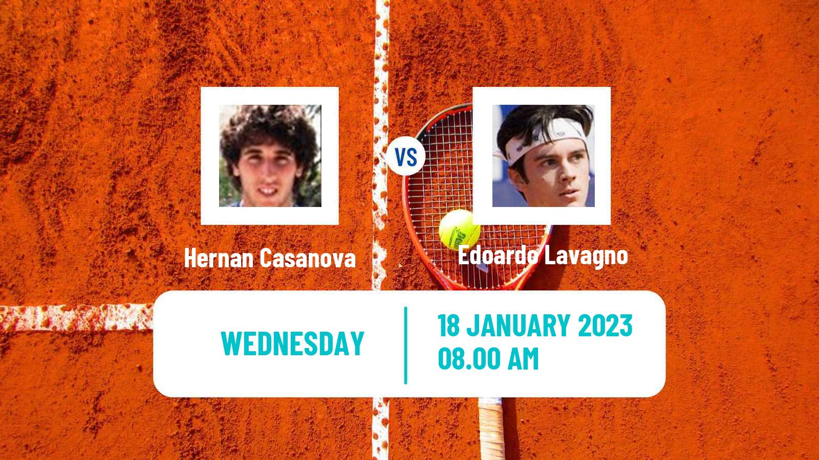 Tennis ATP Challenger Hernan Casanova - Edoardo Lavagno