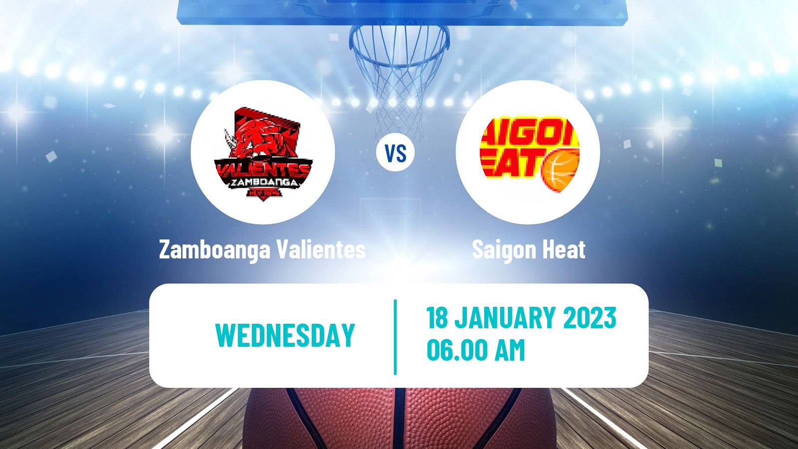 Basketball ASEAN Basketball League Zamboanga Valientes - Saigon Heat