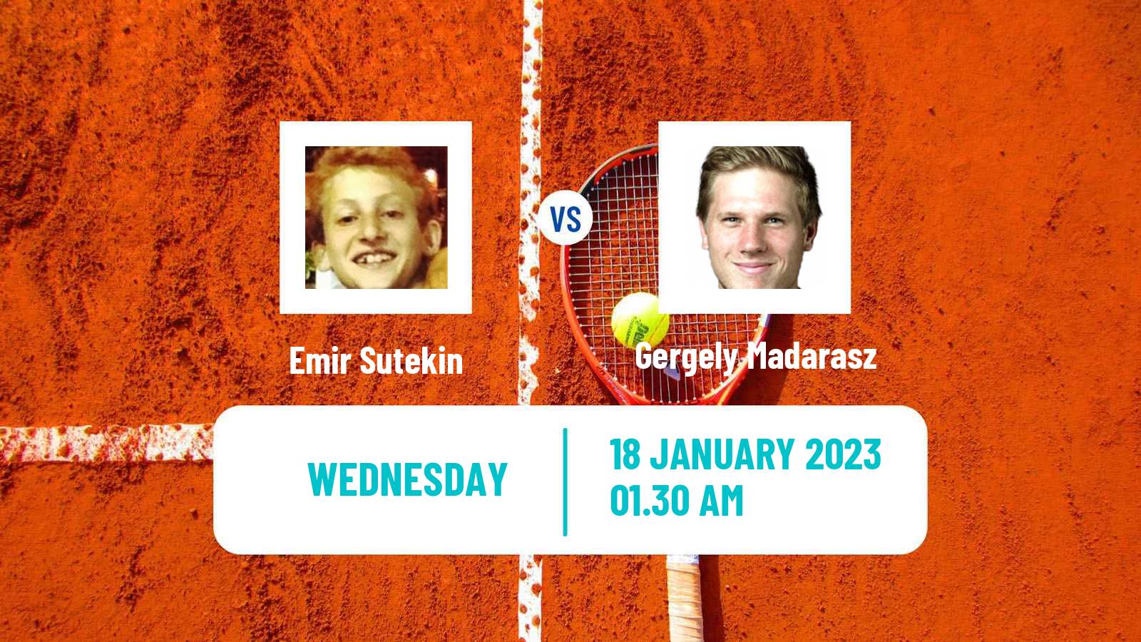 Tennis ITF Tournaments Emir Sutekin - Gergely Madarasz