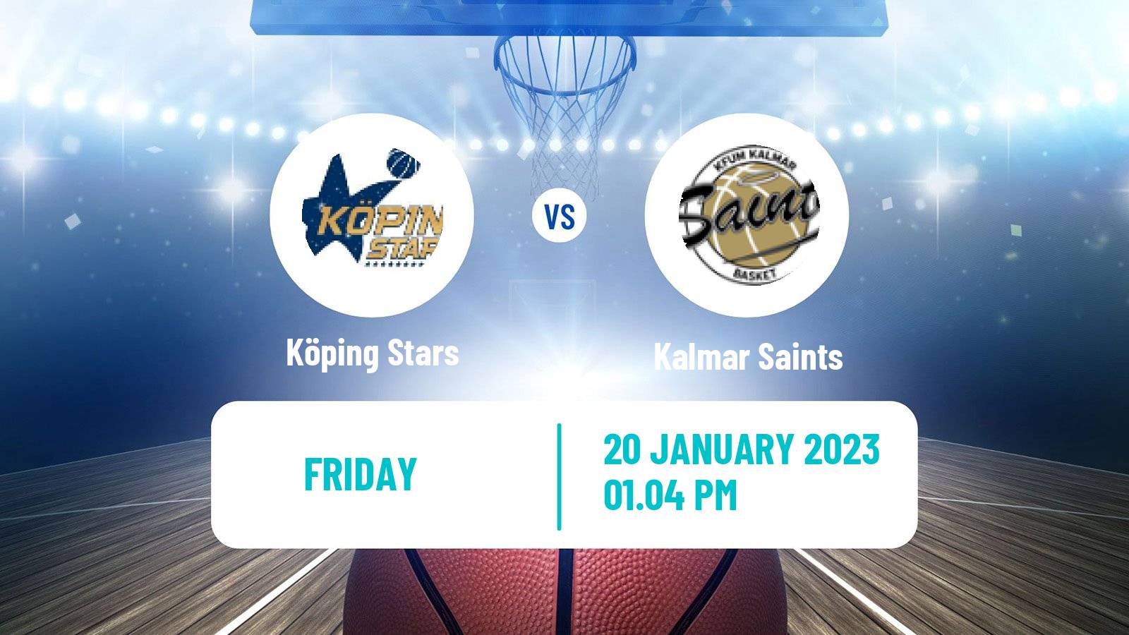 Basketball Swedish Basketligan Köping Stars - Kalmar Saints