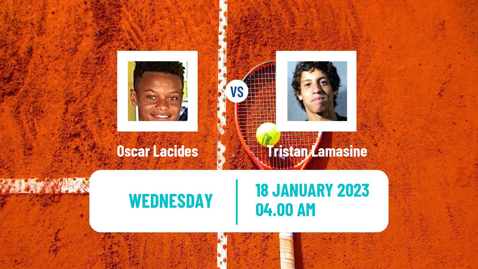 Tennis ITF Tournaments Oscar Lacides - Tristan Lamasine