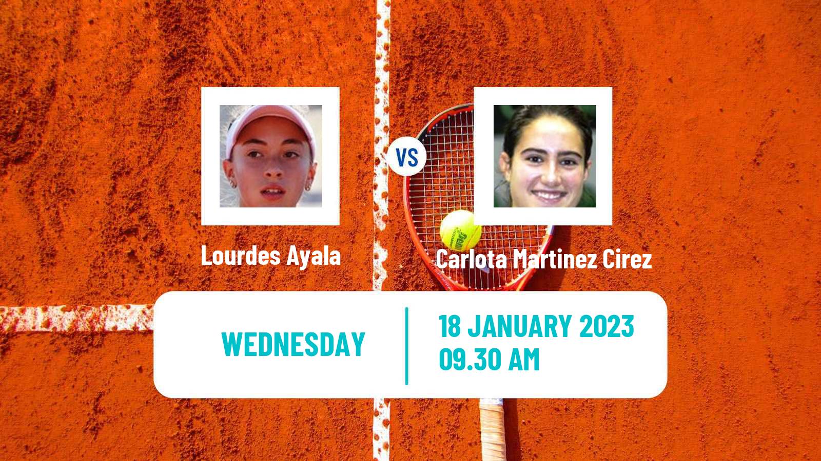 Tennis ITF Tournaments Lourdes Ayala - Carlota Martinez Cirez