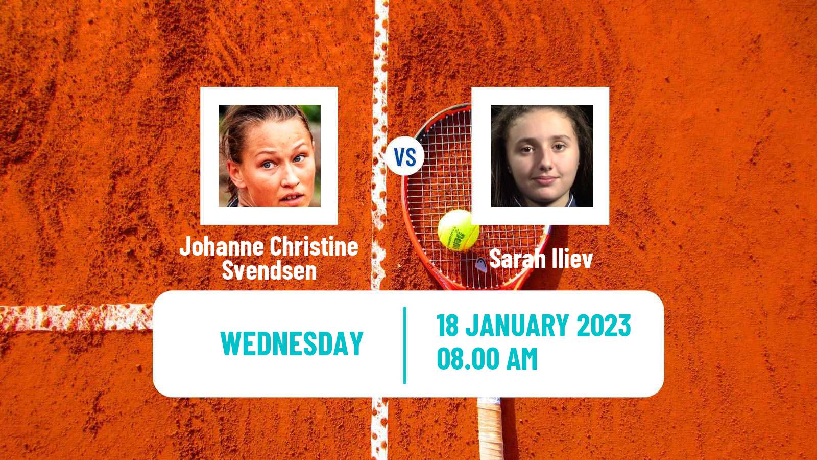 Tennis ITF Tournaments Johanne Christine Svendsen - Sarah Iliev