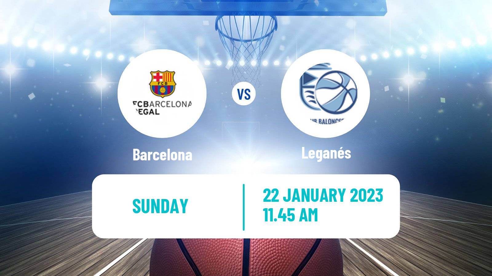 Basketball Spanish Liga Femenina Basketball Barcelona - Leganés