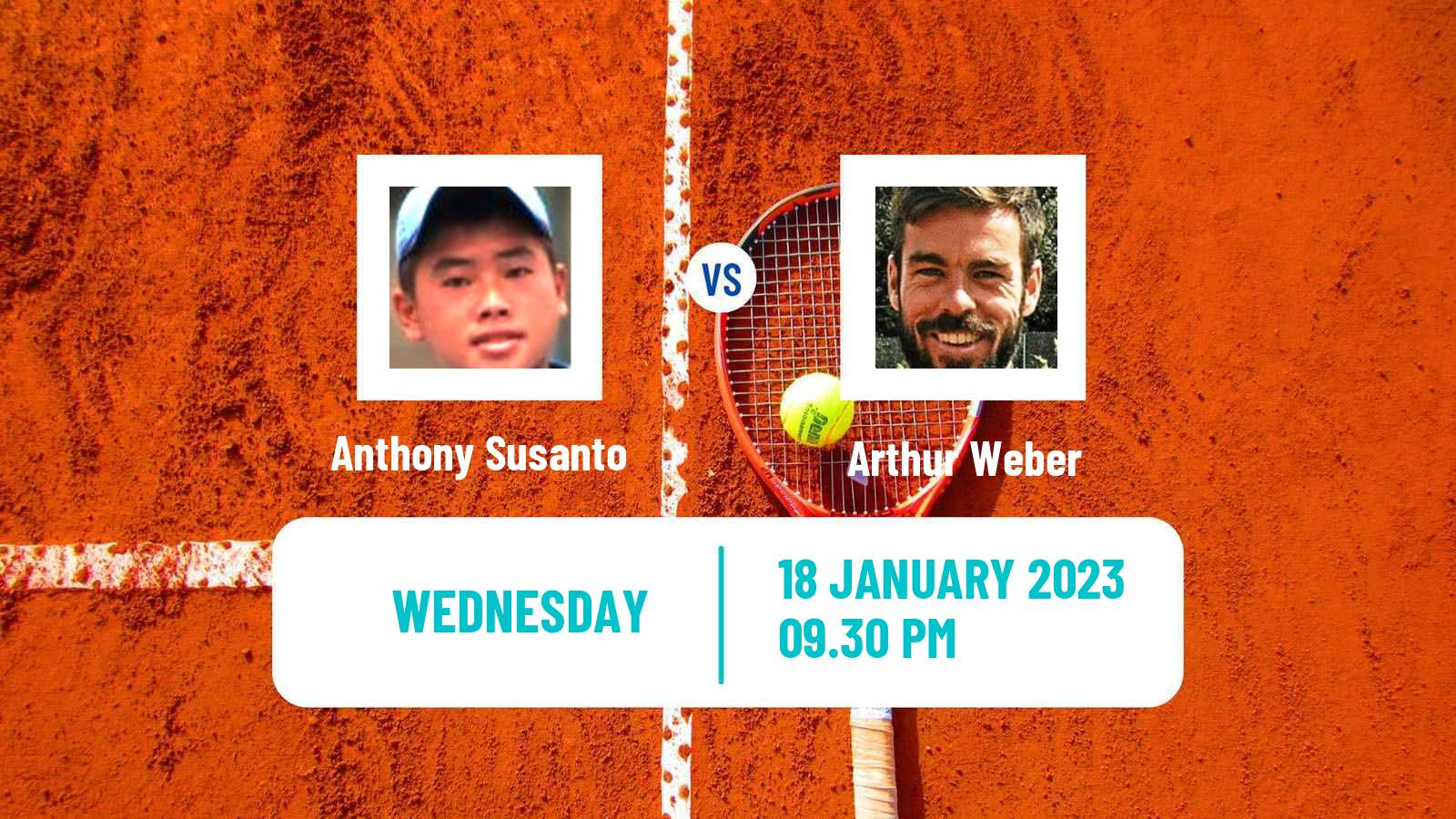 Tennis ITF Tournaments Anthony Susanto - Arthur Weber