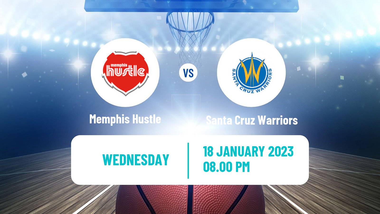 Basketball NBA G-League Memphis Hustle - Santa Cruz Warriors