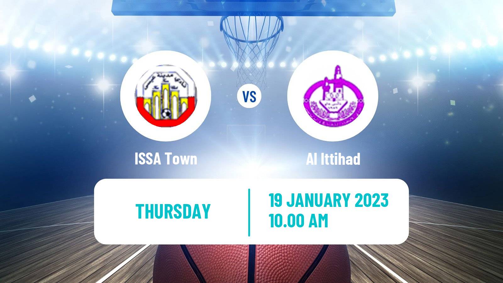 Basketball Bahraini Premier League Basketball ISSA Town - Al Ittihad