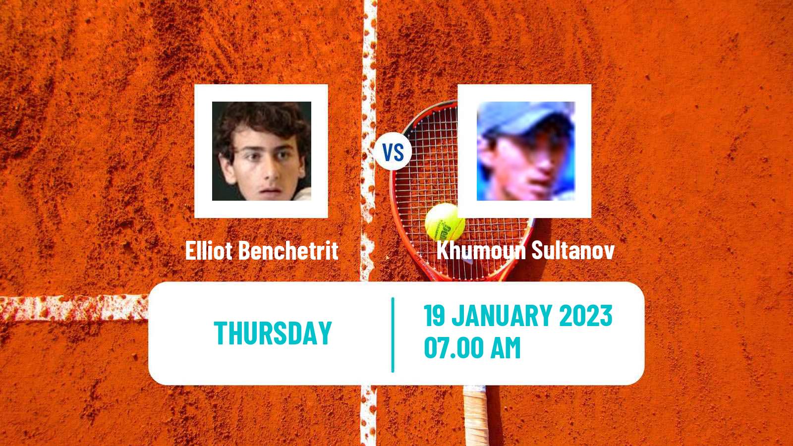 Tennis ITF Tournaments Elliot Benchetrit - Khumoun Sultanov
