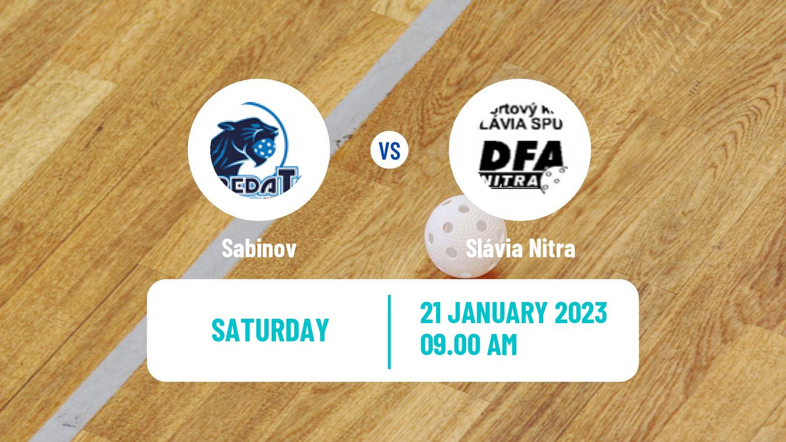 Floorball Slovak Extraliga Floorball Women Sabinov - Slávia Nitra