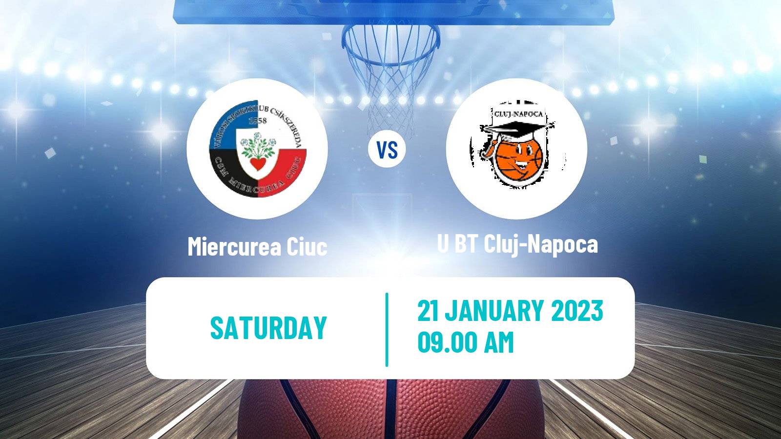 Basketball Romanian Divizia A Basketball Miercurea Ciuc - U BT Cluj-Napoca