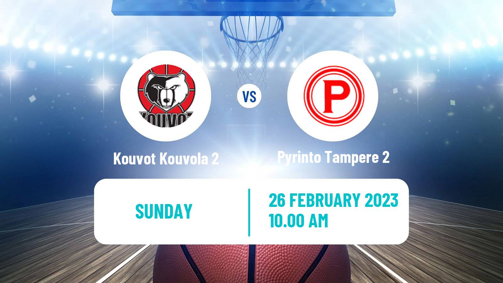 Basketball Finnish I Divisioona A Basketball Kouvot Kouvola 2 - Pyrinto Tampere 2