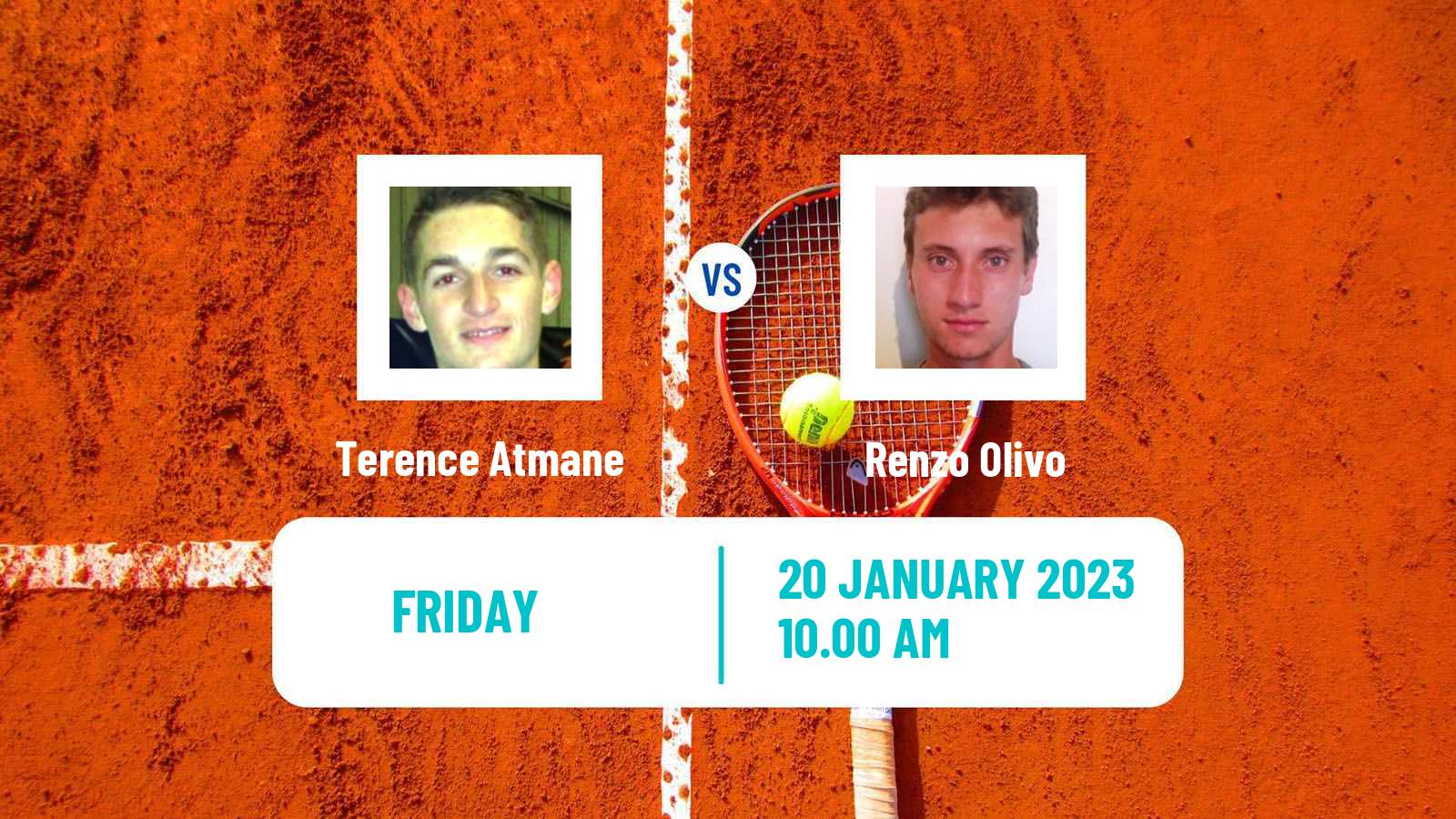 Tennis ATP Challenger Terence Atmane - Renzo Olivo