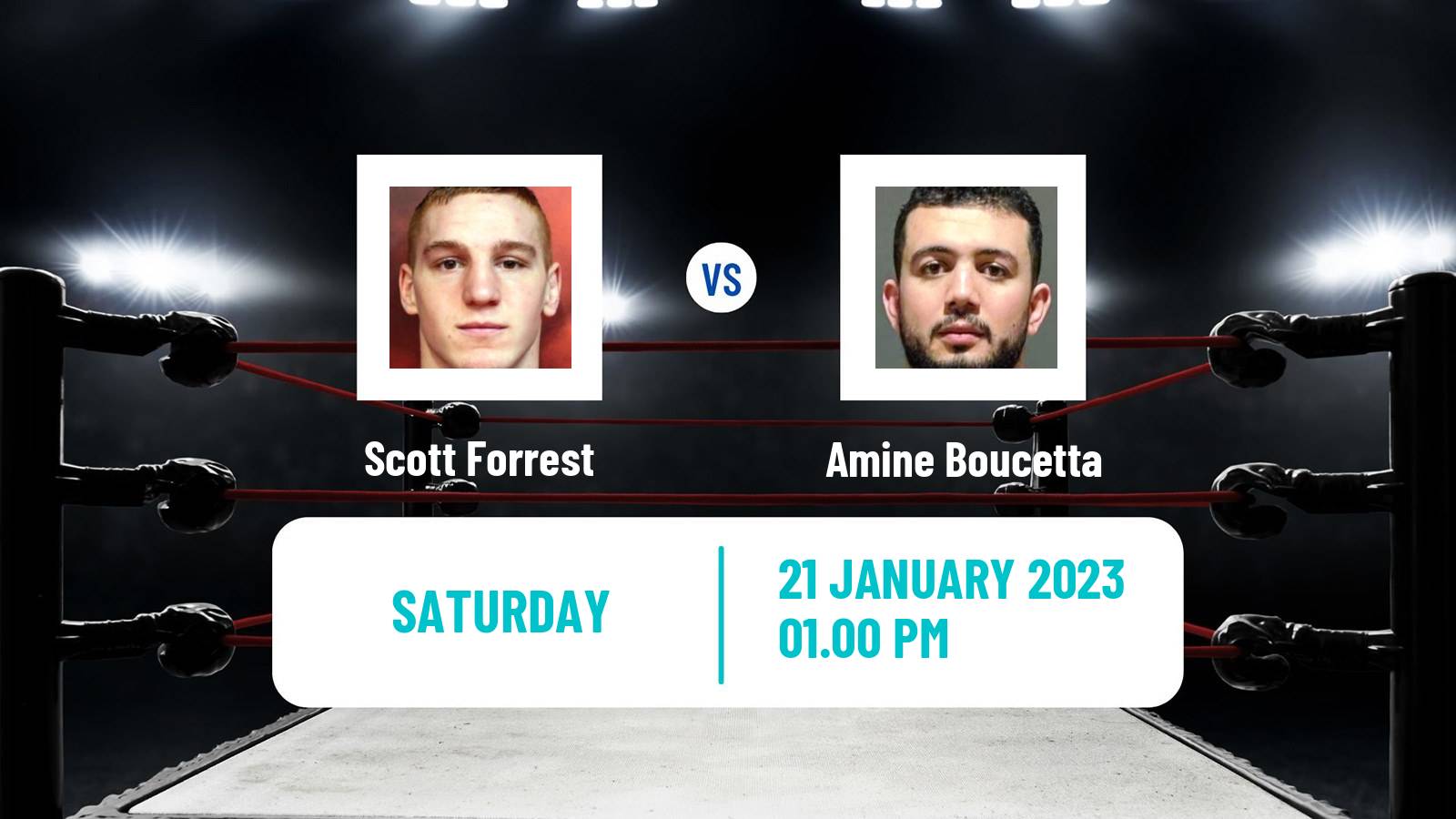 Boxing Boxing Scott Forrest - Amine Boucetta