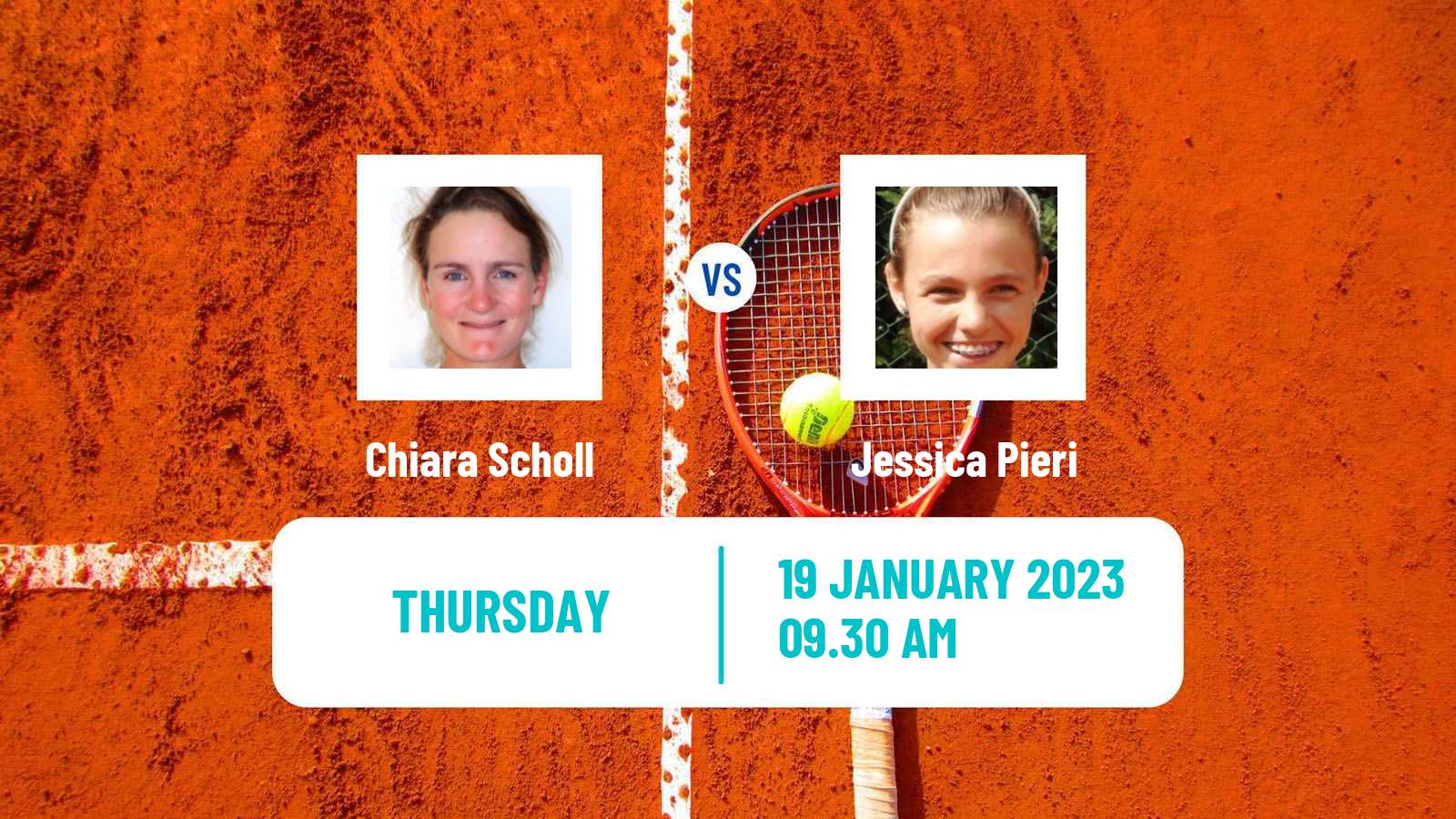 Tennis ITF Tournaments Chiara Scholl - Jessica Pieri