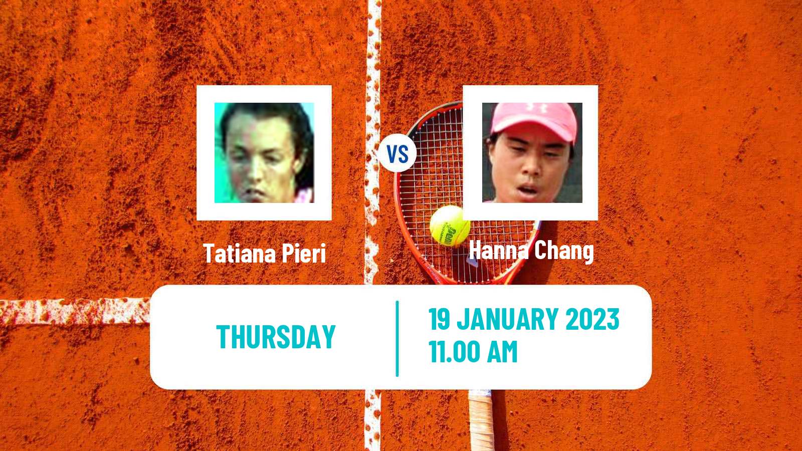 Tennis ITF Tournaments Tatiana Pieri - Hanna Chang