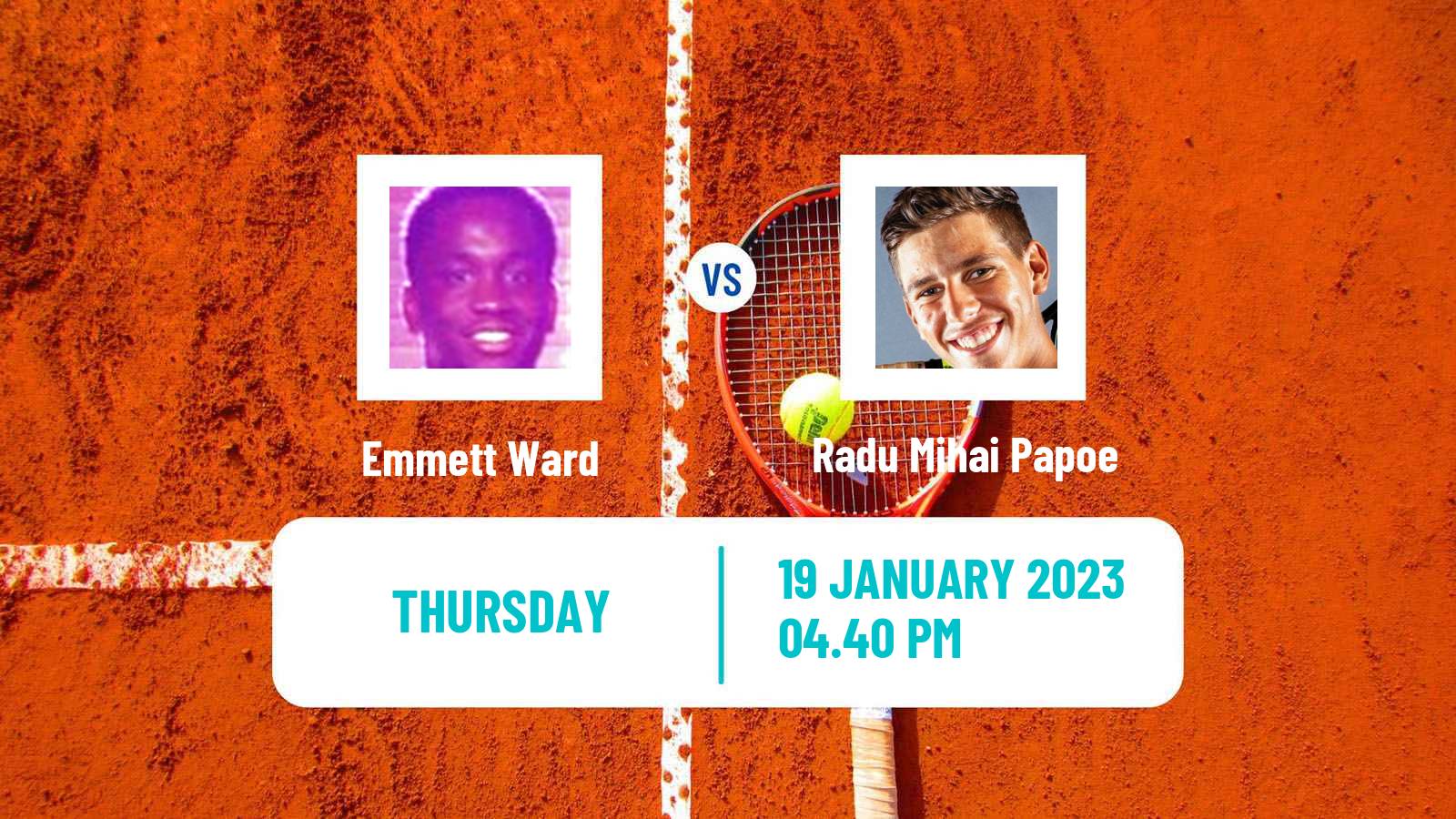 Tennis ITF Tournaments Emmett Ward - Radu Mihai Papoe