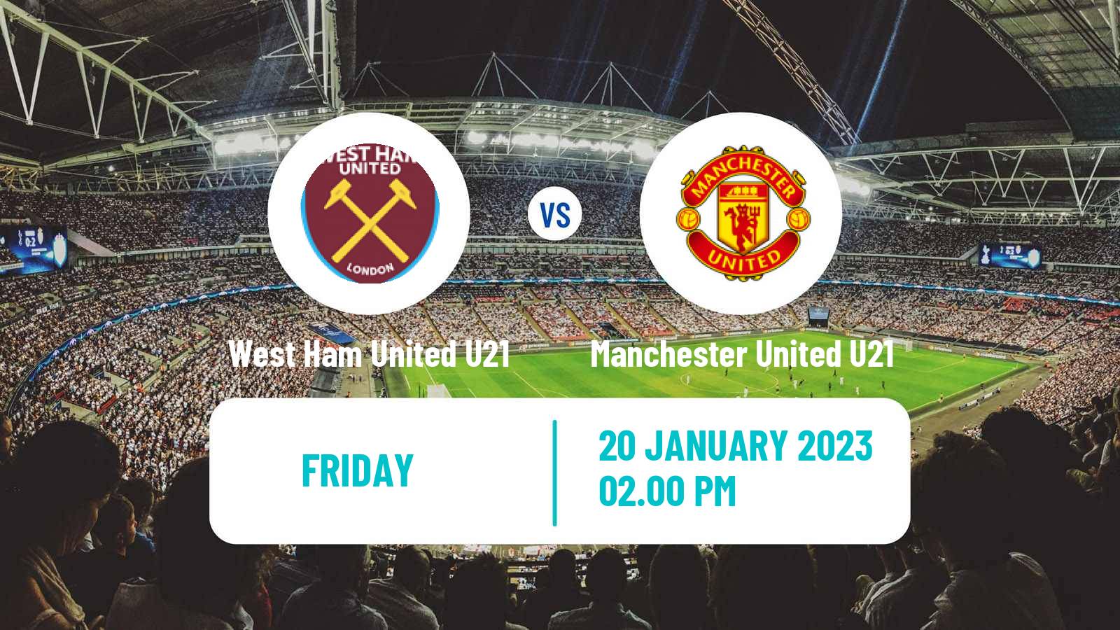 Soccer English Premier League 2 West Ham United U21 - Manchester United U21